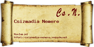 Csizmadia Nemere névjegykártya